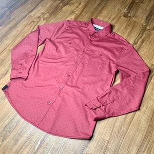 Tranquility Mayhem Burgundy Long Sleeve Shirt
